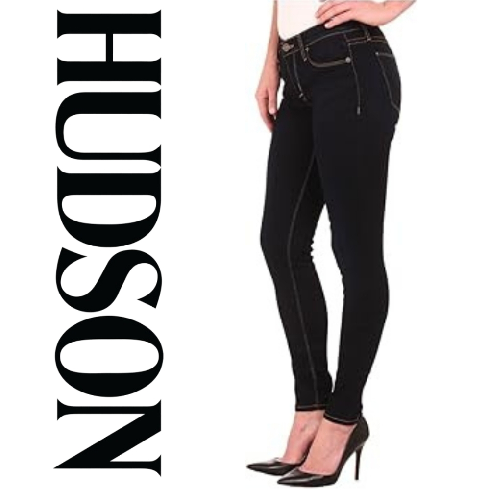 Hudson Jeans -Women's Krista Supermodel Length Skinny 5-Pocket Jean, Delilah, 24 - Picture 3 of 3